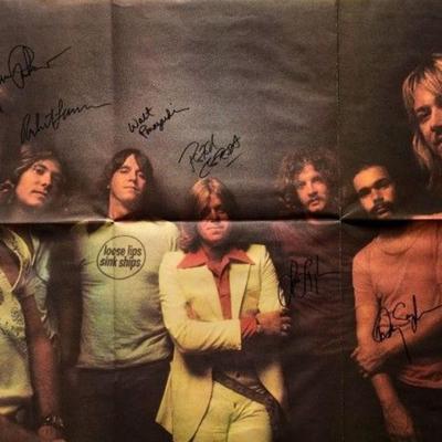Chicago signed album insert poster