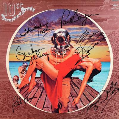 10cc signed Deceptive Bends album 