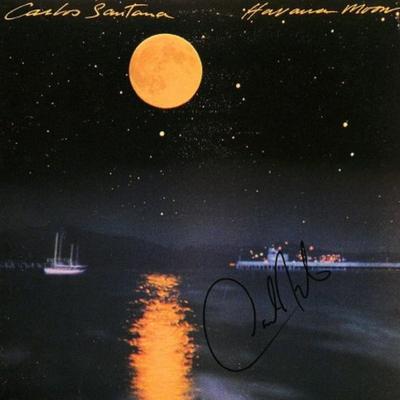 Santana signed "Havana Moon" album
