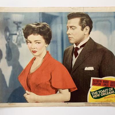 The Toast of New Orleans original 1950 vintage lobby card