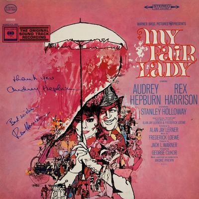 My Fair Lady dual signed soundtrack