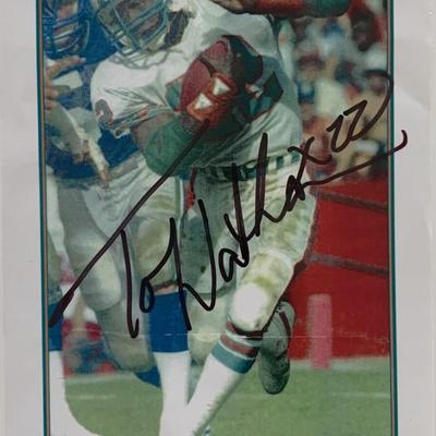 Tony Nathan signed photo