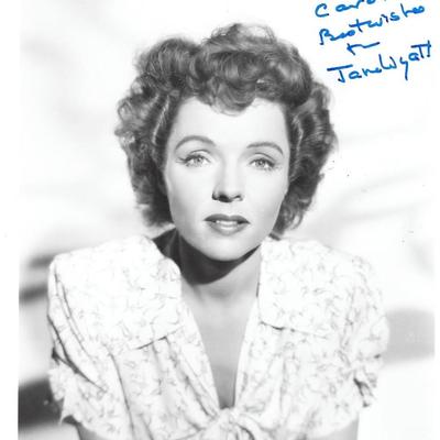 Jane Wyatt signed photo