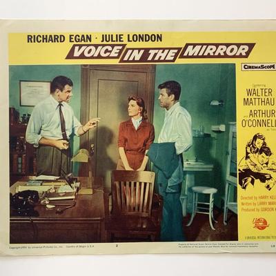 Voice in the Mirror original 1958 vintage lobby card