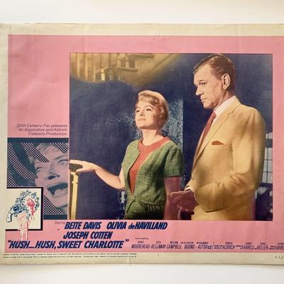 Hush...Hush, Sweet Charlotte original 1965 vintage lobby card