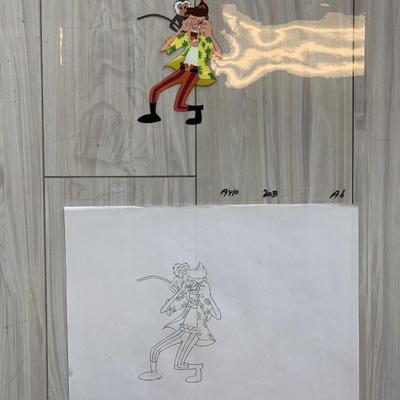Ace Ventura original artwork and cel