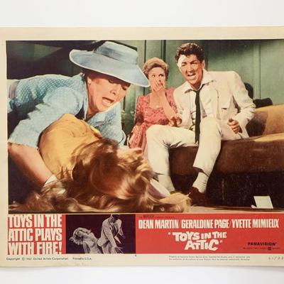 Toys in the Attic original 1963 vintage lobby card