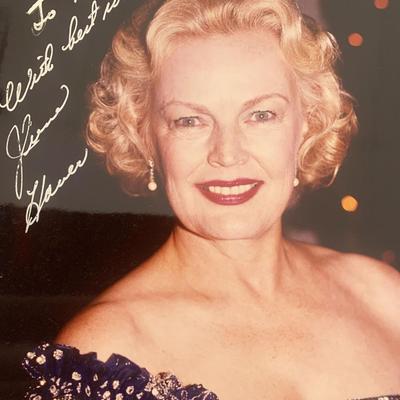 June Haver signed photo