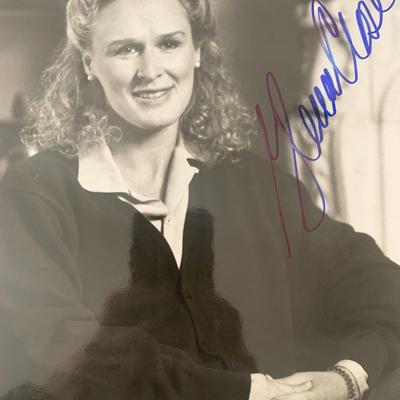 Glenn Close signed photo