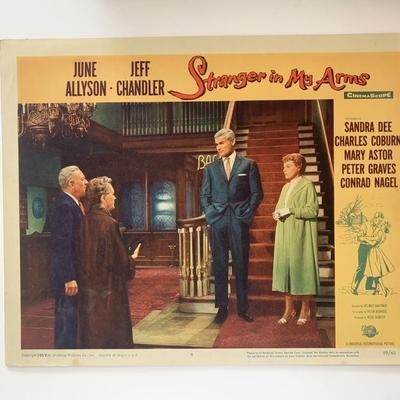 A Stranger in My Arms 
original 1959 vintage lobby card