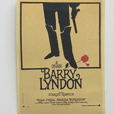 Barry Lyndon movie sticker