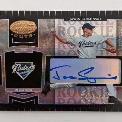 Jason Szuminski Signed Baseball Trading Card - Leaf Certified Cuts #274 2004 No. 421 of 499