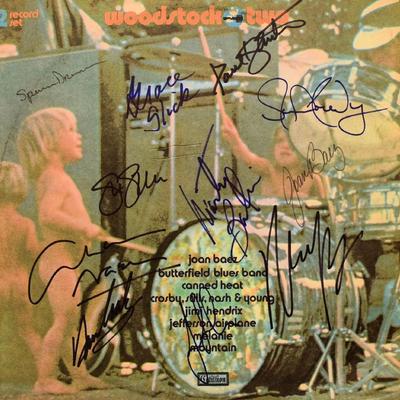 Woodstock Two Signed album 