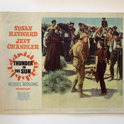Thunder in the Sun original 1959 vintage lobby card
