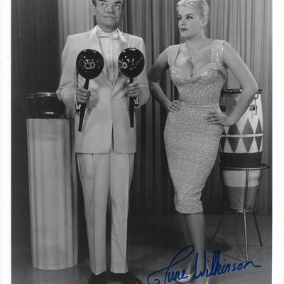 June Wilkinson signed photo