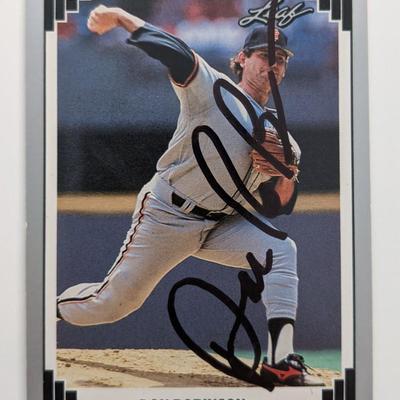 Don Robinson Signed Baseball Trading Card - Leaf #188 1991