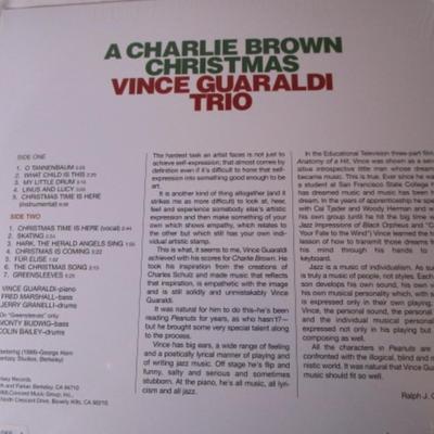 VINTAGE Vince Guaraldi, A Charlie Brown Christmas LP record