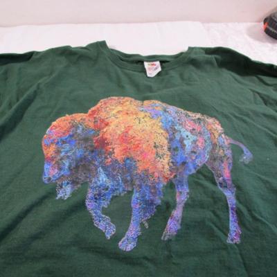 Fruit of the Loom HD 100%cotton shirt, green