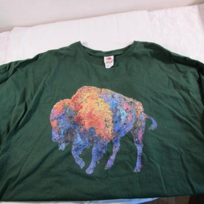 Fruit of the Loom HD 100%cotton shirt, green