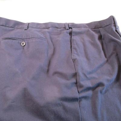 Men's navy blue Dockers brushed cotton pants