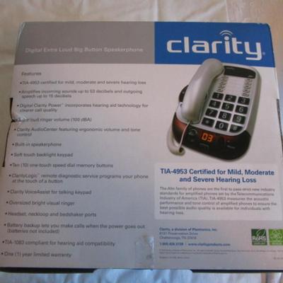 Clarity Digital extra loud big button speaker phone