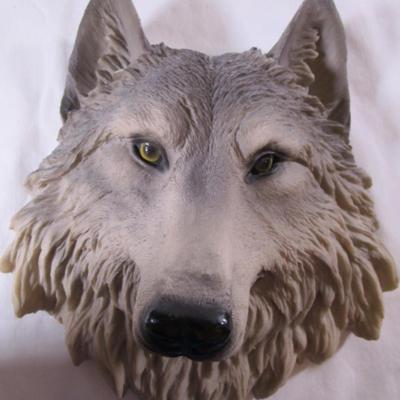 DWK Wolf 3D wall plaque
