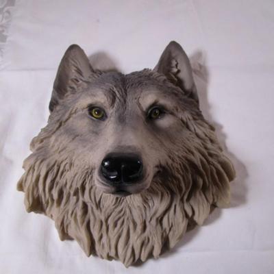 DWK Wolf 3D wall plaque