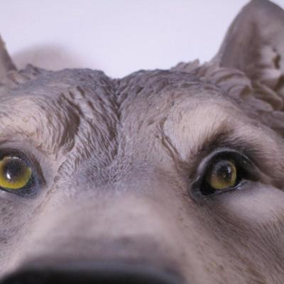 DWK Wolf 3D wall plaque