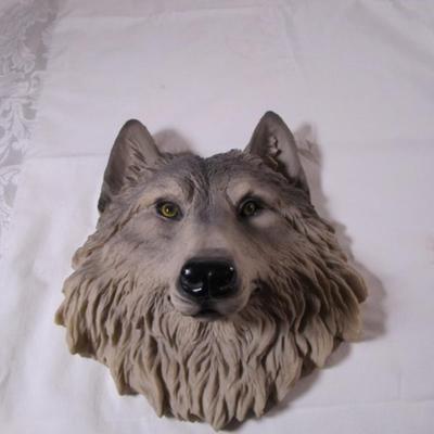 DWK Wolf 3D wall plaque