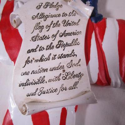 Flag cross; Red, White & Blue Cross