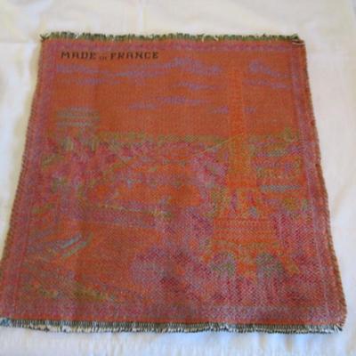 Vintage 12" x 12-3/4" tapestry