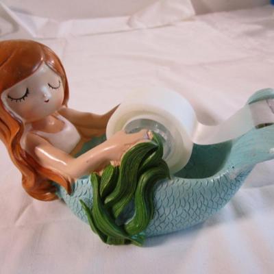 Streamline Imaged mermaid tape dispenser