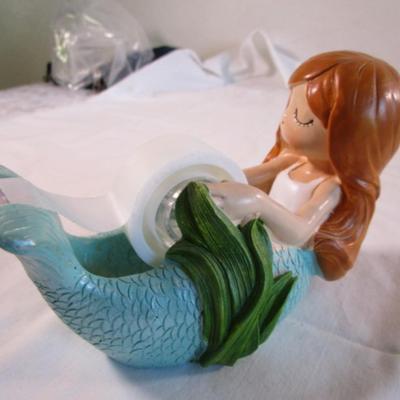 Streamline Imaged mermaid tape dispenser