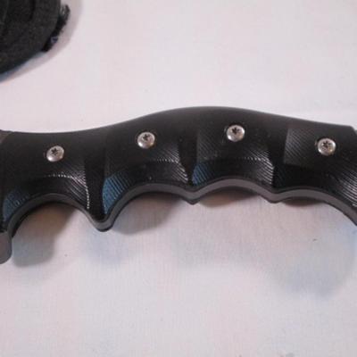 HX Outdoors knife with cloth sheath