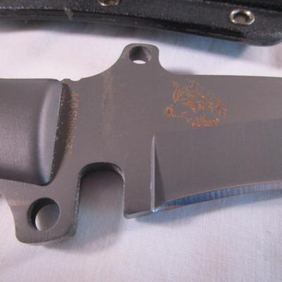 Hoffman Richter wolf knife with hard plastic sheath