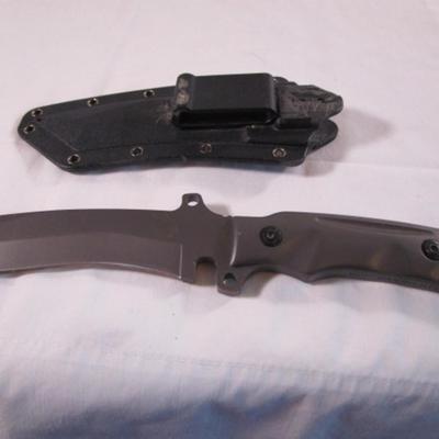 Hoffman Richter wolf knife with hard plastic sheath