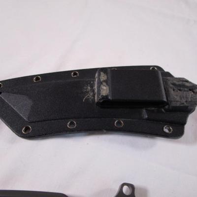 Hoffman Richter wolf knife with hard plastic sheath