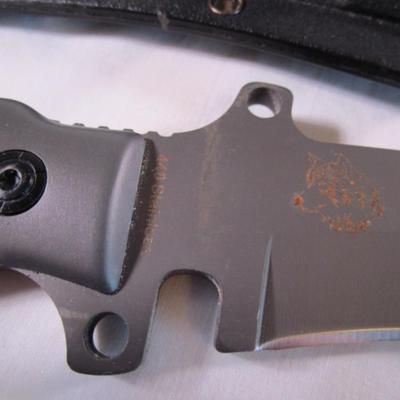 Hoffman Richter wolf knife with hard plastic sheath