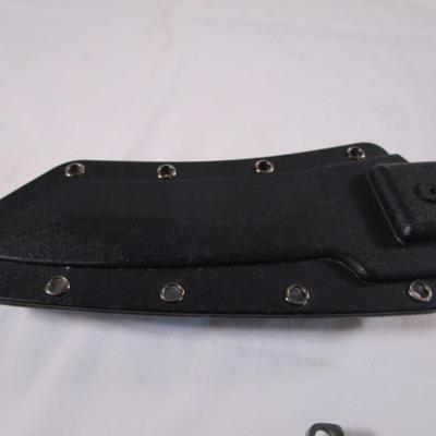Hoffman Richter wolf knife with hard plastic sheath