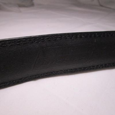Dickie's black leather belt
