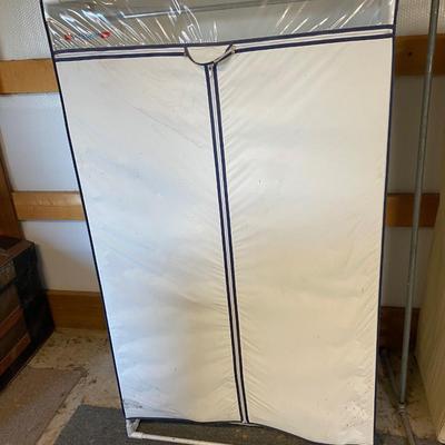 PORTABLE CLOSET, CLOTHING RACK (Less Clothing) & HANGING GARMENT STORAGE