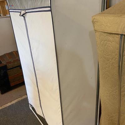 PORTABLE CLOSET, CLOTHING RACK (Less Clothing) & HANGING GARMENT STORAGE