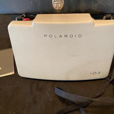 POLAROID AUTOMATIC 103 CAMERA AND ALL OF ITS ACCESSORIES