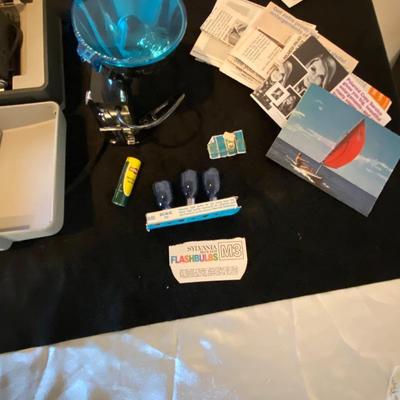 POLAROID AUTOMATIC 103 CAMERA AND ALL OF ITS ACCESSORIES