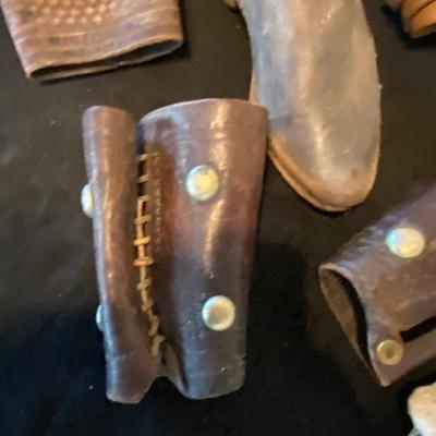LEATHER COWBOY CUFFS, HORSE SHOE NAILS, RIDING GLOVES AND MORE!