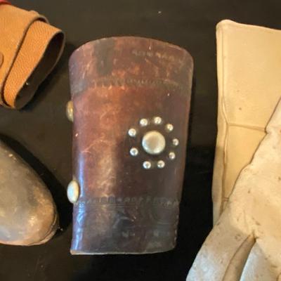 LEATHER COWBOY CUFFS, HORSE SHOE NAILS, RIDING GLOVES AND MORE!