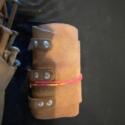 LEATHER COWBOY CUFFS, HORSE SHOE NAILS, RIDING GLOVES AND MORE!