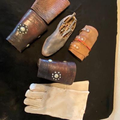 LEATHER COWBOY CUFFS, HORSE SHOE NAILS, RIDING GLOVES AND MORE!