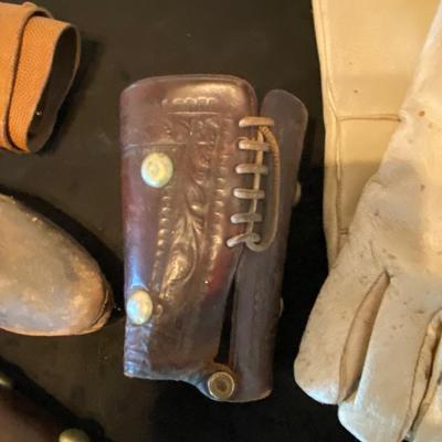 LEATHER COWBOY CUFFS, HORSE SHOE NAILS, RIDING GLOVES AND MORE!