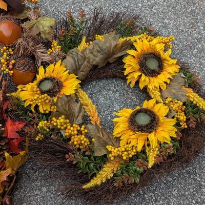 Fall Seasonal Decorations Wreaths